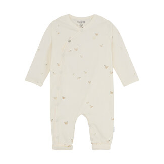 Noppies Noppies,  U Playsuit Nolan long sleeve -  Animals pattern Off white