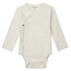 Noppies,  U Romper rib Nino LS -  Oatmeal Melange