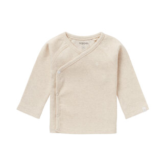 Noppies Noppies,  U Tee Overlap LS Rib Nanyuki -  Oatmeal Melange
