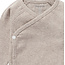 Noppies,  U Tee Overlap LS Rib Nanyuki -  Taupe Melange