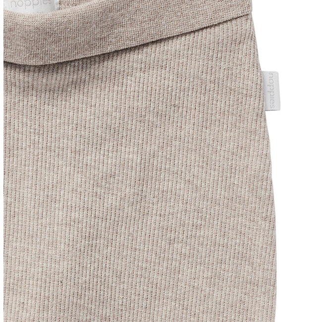 Noppies,  U Pants comfort Rib Naura -  Taupe Melange