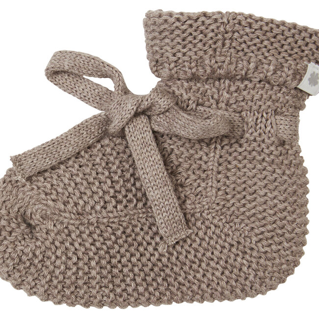 Noppies,  U Booties knit Nelson -  Taupe Melange