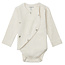 Noppies,  U Romper rib Nino LS -  Oatmeal Melange