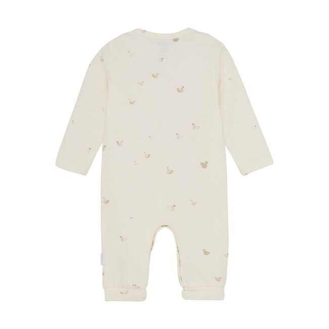 Noppies,  U Playsuit Nolan long sleeve -  Animals pattern Off white