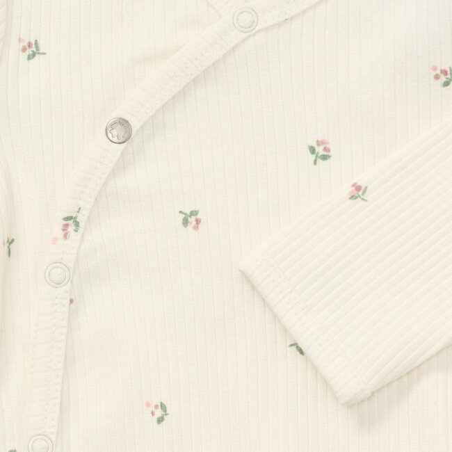 Noppies,  Playsuit LS AOP - Egret