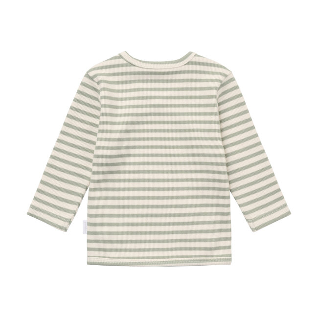 Noppies,  Top LS stripe - Iceberg Green
