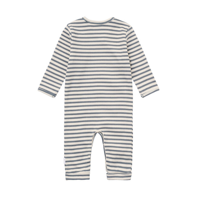 Noppies,  Playsuit LS stripe - Stormy Weather