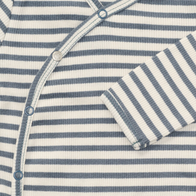 Noppies,  Playsuit LS stripe - Stormy Weather
