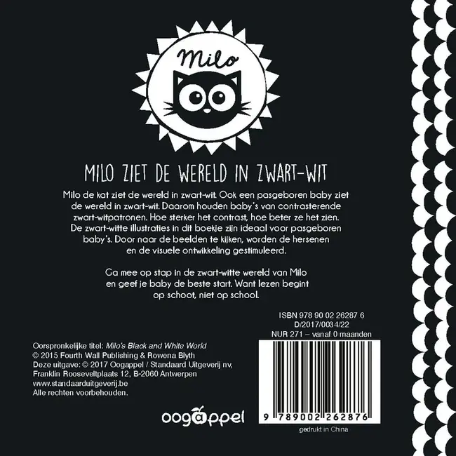 Milo ziet de wereld in zwart wit