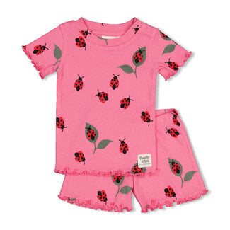 Feetje Feetje shortama Lily Ladybug - Premium Summerwear, roze