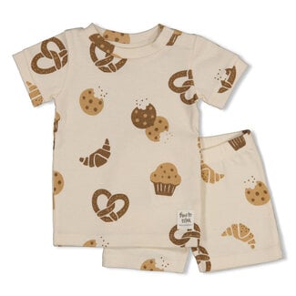 Feetje Feetje shortama Cosy Crumbs - Premium Summerwear, offwhite