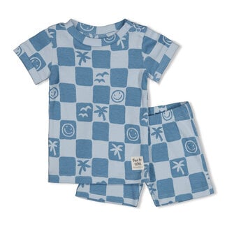 Feetje Feetje shortama Chase Check - Premium Summerwear, blauw