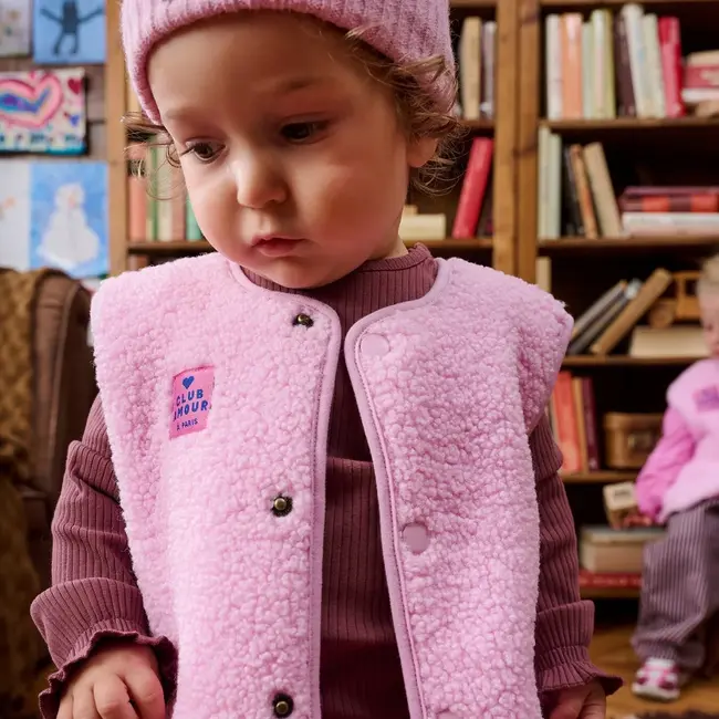 Z8 mini, Gilet Nicole - Playful pink