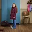 Z8 kids, Winterjas Arieke - Burgundy battle