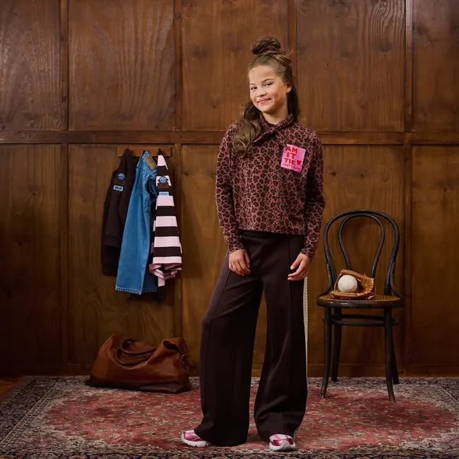 Z8 kids, Broek Nourayn - Chocolate plum