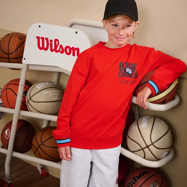 Z8 kids, Sweater Nolan - Fiery red