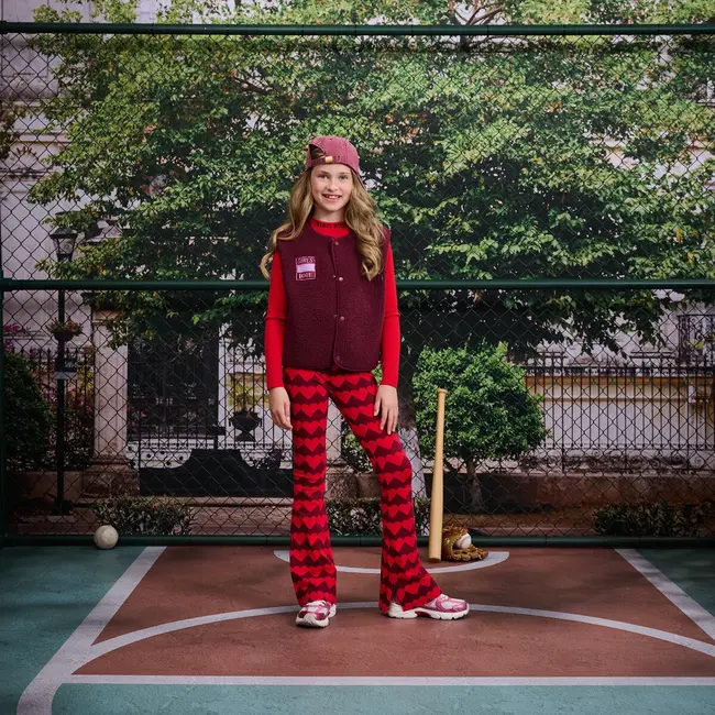 Z8 kids, Gilet Lilou - Burgundy battle