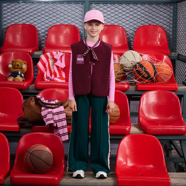 Z8 kids, Gilet Lilou - Burgundy battle