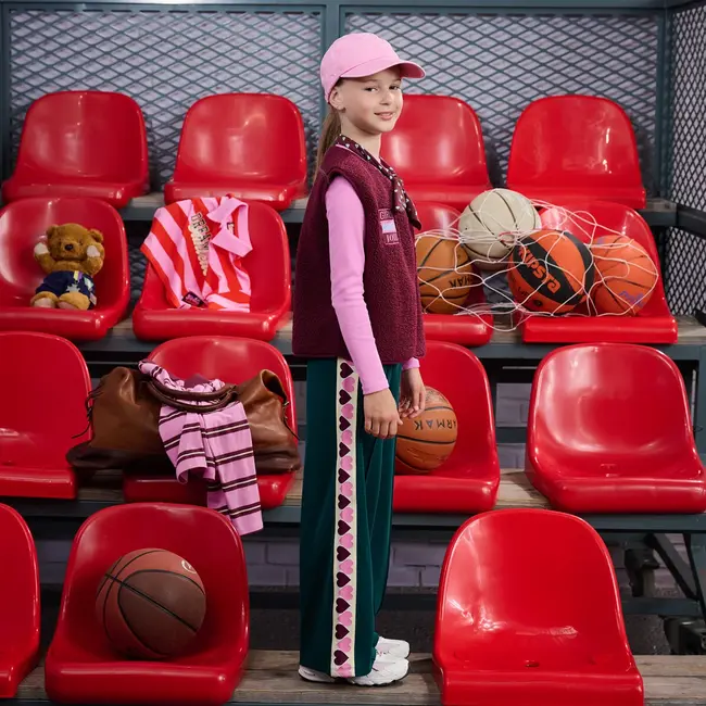 Z8 kids, Gilet Lilou - Burgundy battle