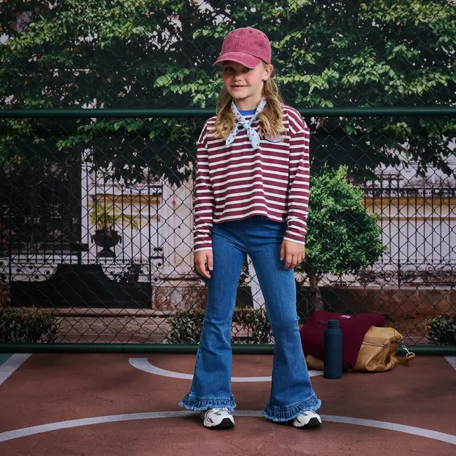 Z8 kids, Long sleeve Florien - Burgundy battle