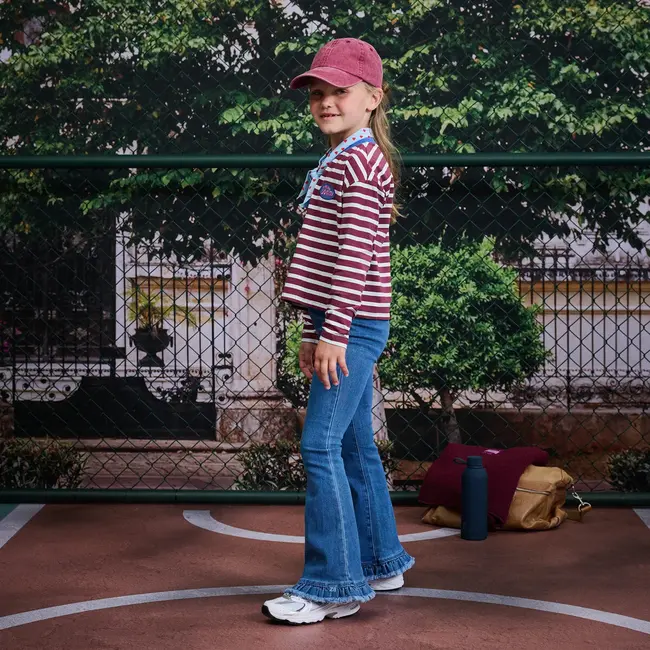 Z8 kids, Long sleeve Florien - Burgundy battle