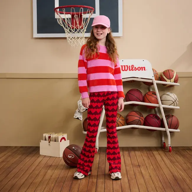 Z8 kids, Broek Esther - Burgundy battle