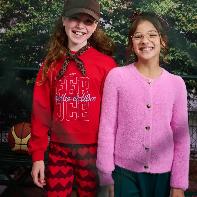 Z8 kids, Broek Esther - Burgundy battle