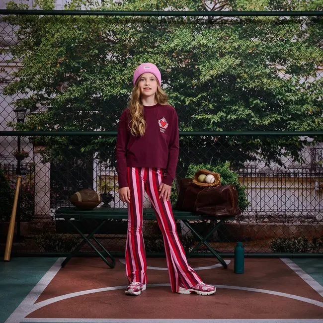 Z8 kids, Long sleeve Avelie - Burgundy battle