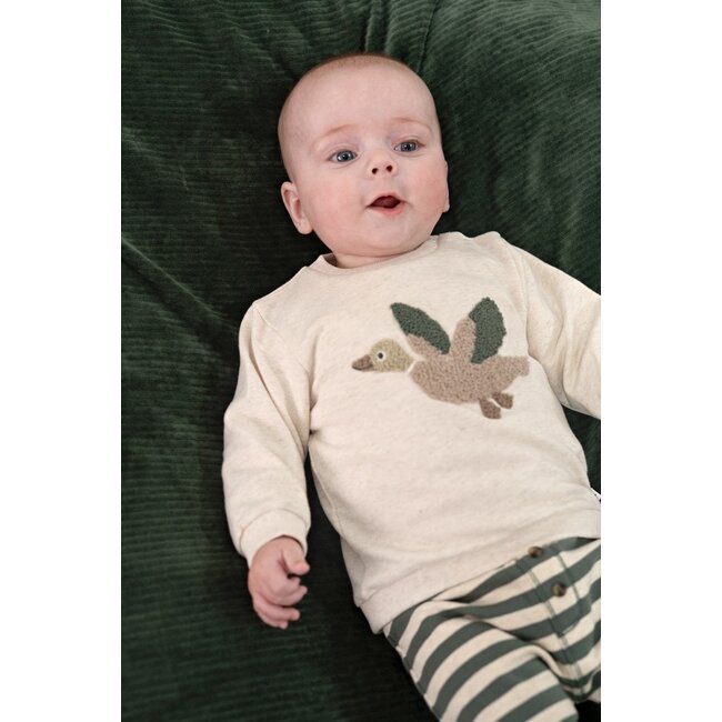 Feetje , Broek streep - Wiggle and Waddle - Groen