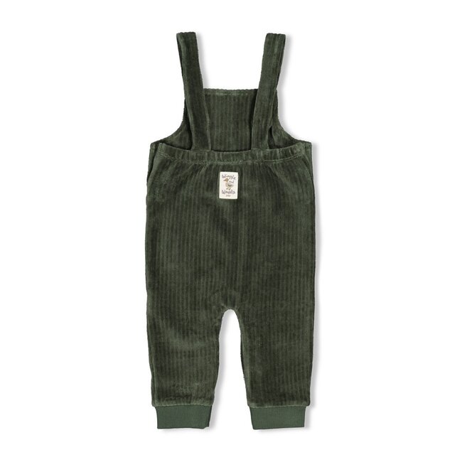 Feetje , Tuinbroek velours rib - Wiggle and Waddle - Groen