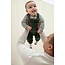 Feetje , Longsleeve rib met streep - Wiggle and Waddle - Groen