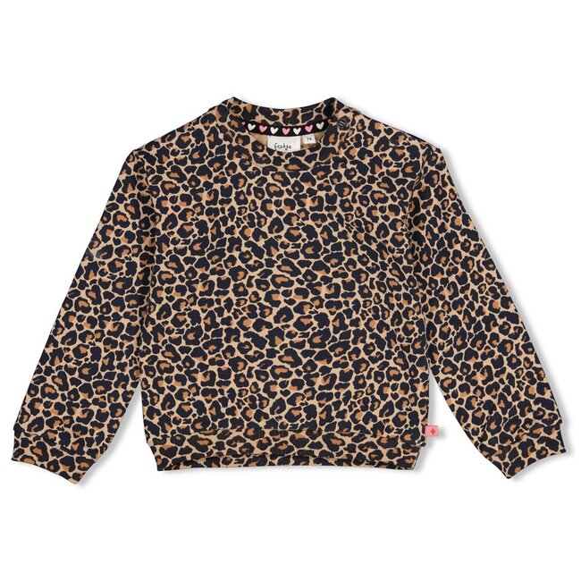 Feetje , Sweater AOP oversized - City Chic - Zand