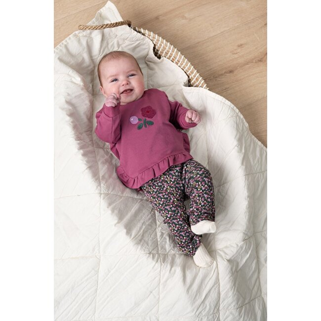 Feetje , Sweater ruches relaxed fit - Afternoon Tea - Berry