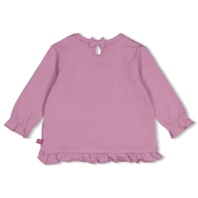 Feetje , Longsleeve ruches - Afternoon Tea - Lila