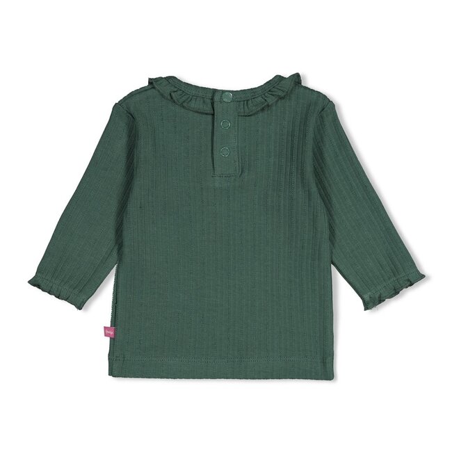 Feetje , Longsleeve rib - Afternoon Tea - Groen