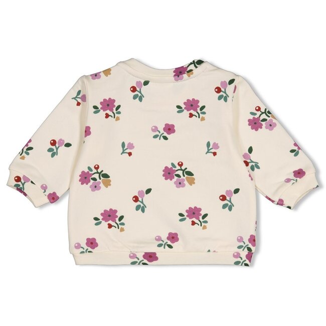 Feetje , Sweater AOP - Afternoon Tea - Creme