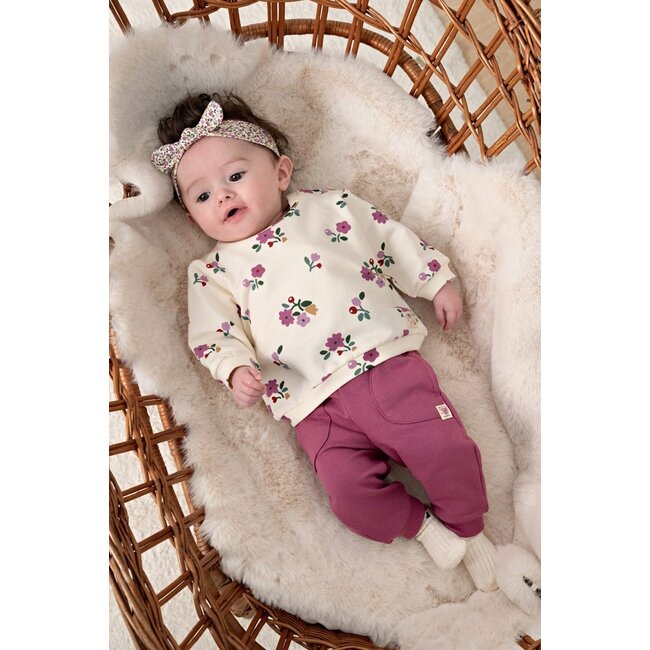 Feetje , Sweater AOP - Afternoon Tea - Creme