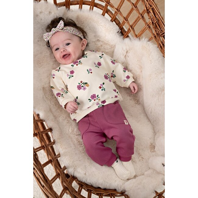 Feetje , Sweater AOP - Afternoon Tea - Creme