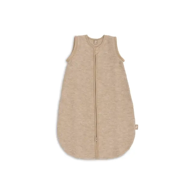 Slaapzak met afritsbare mouw Rond - Merino Wol Felted - Naturel