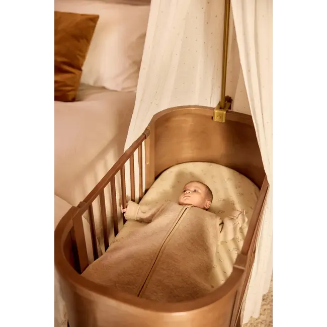 Slaapzak met afritsbare mouw Rond - Merino Wol Felted - Naturel