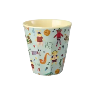 Rice Middelgroot Kinderbeker - Blauw - Music Band