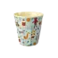 Middelgroot Kinderbeker - Blauw - Music Band