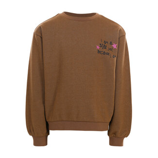 LOOXS REVOLUTION LOOXS, Little lurex sweater - Olive