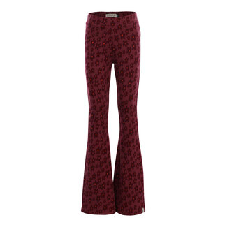LOOXS REVOLUTION LOOXS, Little jacquard flare pants - Festive Flower