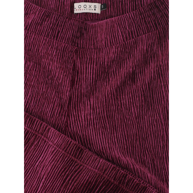 LOOXS, Little velvet wideleg - Ruby red