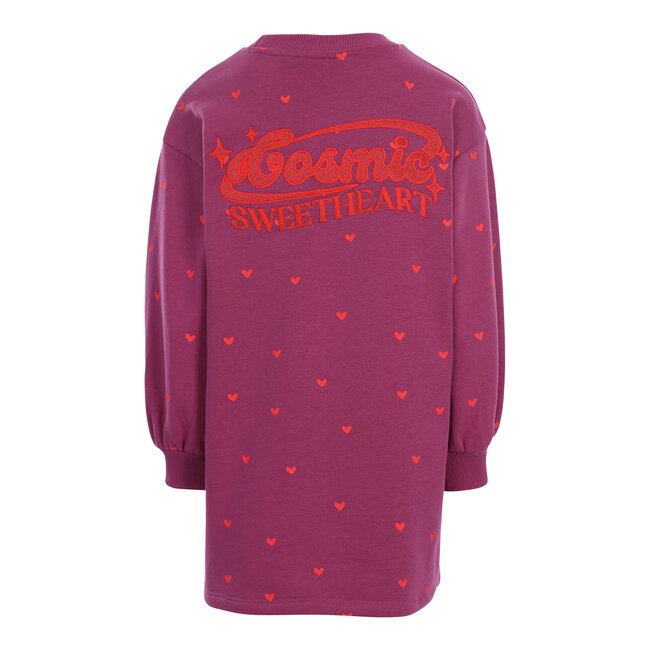 LOOXS, Little heart sweatdress - VIOLET HEART