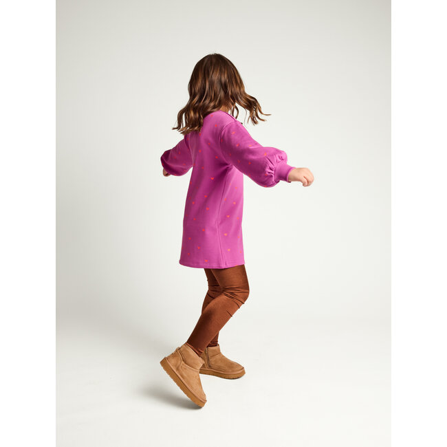LOOXS, Little heart sweatdress - VIOLET HEART