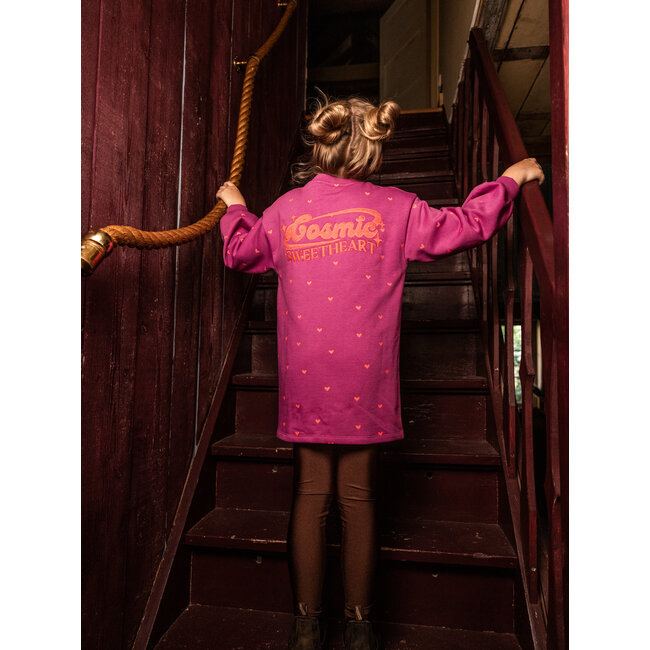 LOOXS, Little heart sweatdress - VIOLET HEART