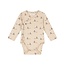 A Tiny Story,  baby romper long sleeve - Beige melange