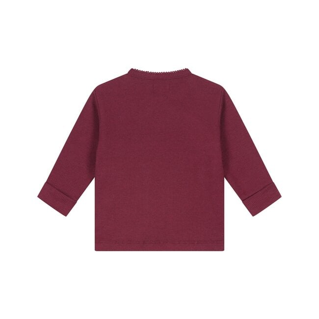 A Tiny Story,  baby t-shirt long sleeve - Dark red